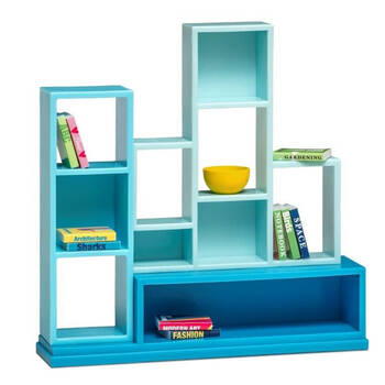 Lundby Bookshelf Library Set 1:18 Kids Dollhouse Furniture Miniature Toy 4y+