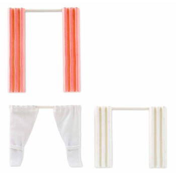 3pc Lundby Dolls House Curtains Miniature Toy Decor Accessory Set 4y+