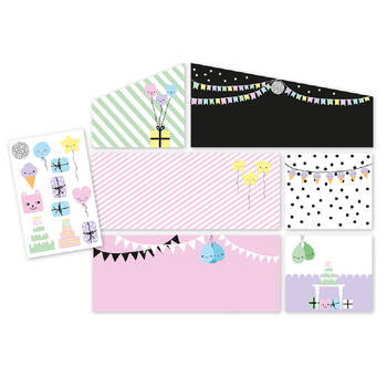 Lundby Dolls House Creative Wall Party Sticker Decals Set 65x20cm 4y+