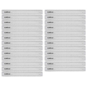 25PK Celco 30cm Metric Ruler