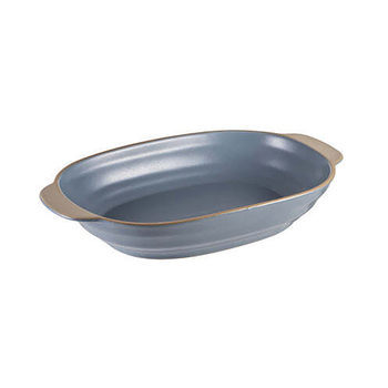 Ladelle Clyde Forget-Me-Not Blue 31cm Oval Baking Dish