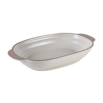 Ladelle Clyde Coconut 31cm Oval Baking Dish