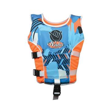 Wahu Swim Vest Child Small Blue/Orange 15-25kg 2-3y