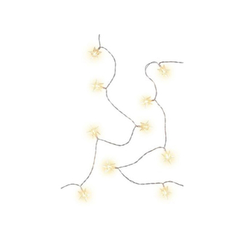 Goobay Battery-Operated 80-LED 12.15m Fairy String Lights - Stars