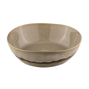 Ladelle Haven 27cm Porcelain Dish Serving Bowl - Caramel/Taupe