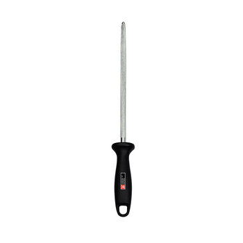 Zwilling 26cm Chromium Plated Sharpening Steel Knife Sharpener - Black