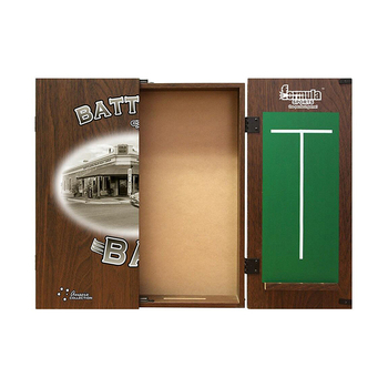 Formula Sports 58cm Battlers Bar Dartboard Cabinet Chalkboard