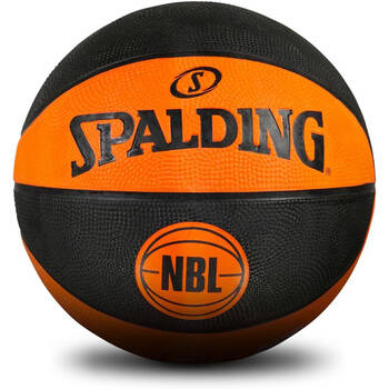Spalding NBL Coloured Outdoor Play Rubber Basketball Size 5 Orange/Black