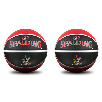 2PK Spalding NBL Team Outdoor Series Rubber Basketball - Perth Wildcats Size 5
