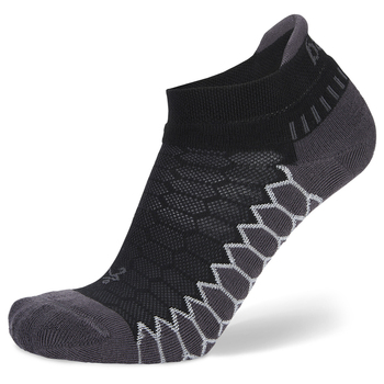 Balega Silver No Show Drynamix Socks W13.5-15.5/M12-14 XL - Black