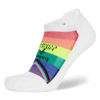 Balega Pride Flag No Show Tab Socks Size M US W8.5-10/M7-9