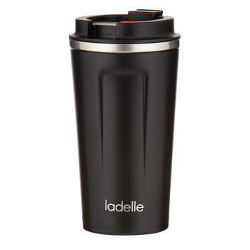 Ladelle Eco Culture Stainless Steel/PP 17cm/500ml Travel Mug - Noir