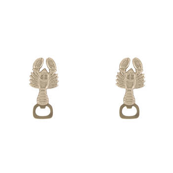 2PK Ladelle Capri Lobster Bottle Drink Opener Reusable Home/Kitchen Decor