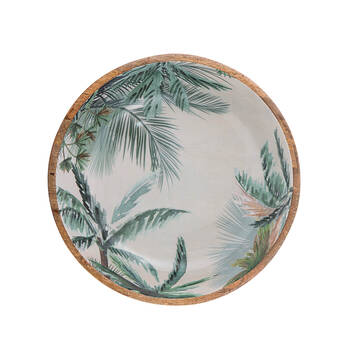 Ladelle Panama Mango Wood Serving Kitchen Bowl Large Round Multi-Purpose