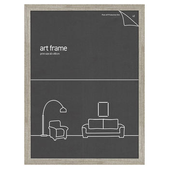 Frames & Hangers Wall Hanging Sleek 60x80cm Print Frame Ash