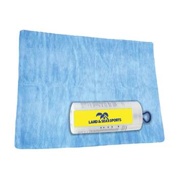 Land & Sea Jumbo Size Sports/Training Gym Microfibre Quick Drying Towel Blue