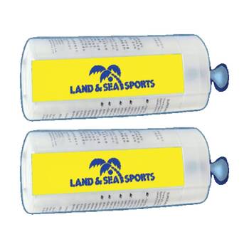 2PK Land & Sea Jumbo Size Sports/Training Microfibre Quick Drying Towel Blue