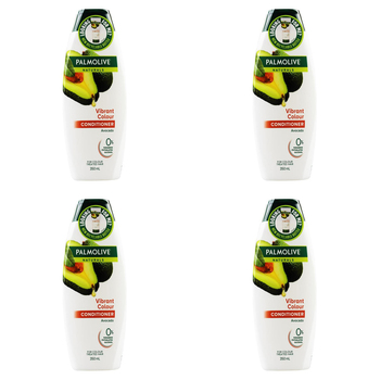 4PK Palmolive 350ml Naturals Conditioner Vibrant Colour Avocado