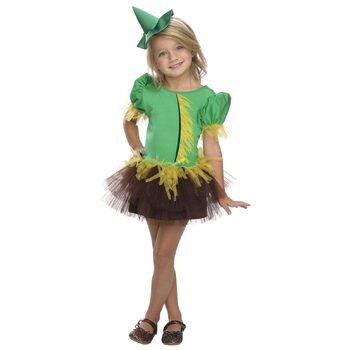 Wizard Of Oz Scarecrow Tutu Kids Girls Dress Up Costume - Size M