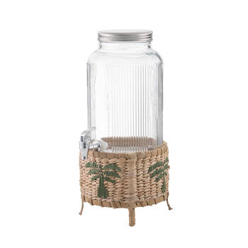 Ladelle Panama Drink/Juice Dispenser Reusable Countertop Beverage Container