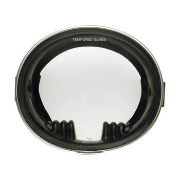 Land & Sea Sports Bali Style Round/Circle Snorkelling Face Mask Black