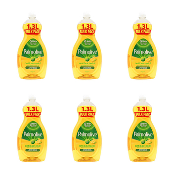 6PK Palmolive Dishwashing Liquid Antibacterial w/ Lemon Extracts 1.3L