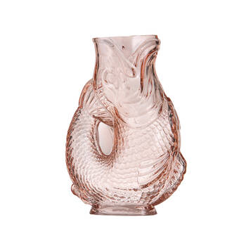 Ladelle Capri Coral Ceramic Fish Serving Jug Pitcher Beverage Container