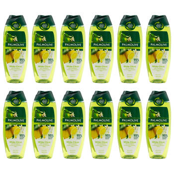 12PK Palmolive 500ml Naturals Body Wash Refreshing White Citrus