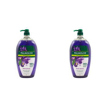 2PK Palmolive Naturals 2L Vegan Body Wash w/ Vitamin E Anti-Stress