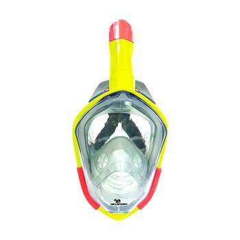 Land & Sea Sports Orpheus Full Snorkelling Face Mask Junior/Kids Yellow