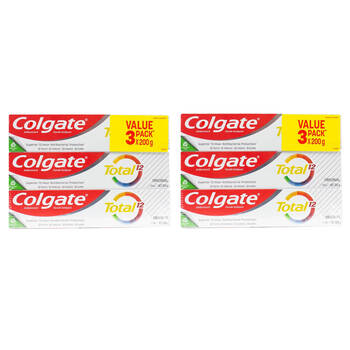 2x 3pc Colgate 200g Toothpaste Total 12 Original Oral Care