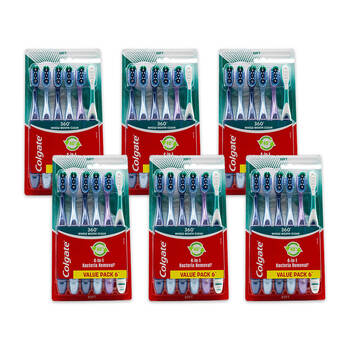 36pc Colgate 360 Whole Mouth Clean Adult Toothbrush - Soft