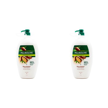2PK Palmolive Naturals 2L Body Wash Bath Soap Shea Butter Scent