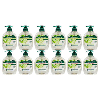 12PK Palmolive 250ml Hand Wash Antibacterial Cucumber & Aloe Vera Liquid Soap