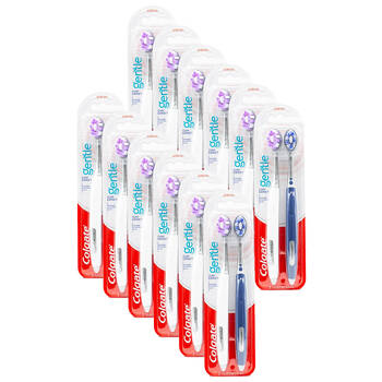 12x 2pc Colgate Ultra Soft Toothbrush Gentle Gum Expert