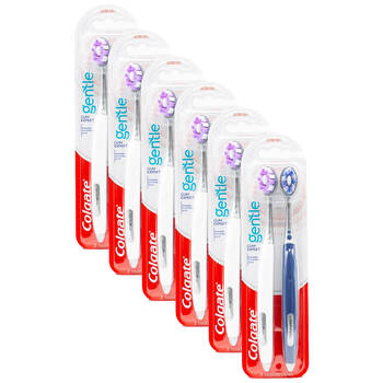 6x 2pc Colgate Ultra Soft Toothbrush Gentle Gum Expert
