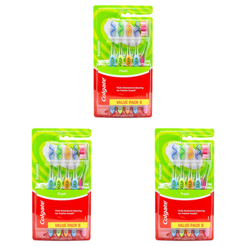 15pc Colgate Toothbrush Twister Fresh Soft Bristles Dental Care