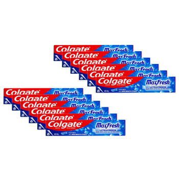 12PK Colgate Max Fresh Cool Mint Fluoride Toothpaste 40g Dental Teeth Care