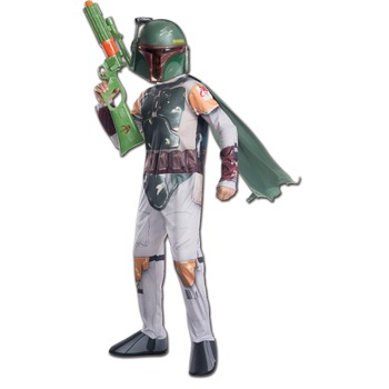 Star Wars Boba Fett Boys Dress Up Costume - Size L