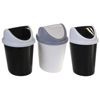 3PK Boxsweden Swing Bin Home 5.5Lt Assorted