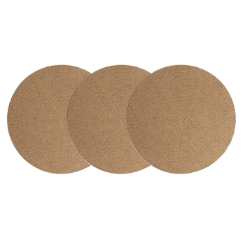 50PK Boyle 9x9cm Craft MDF Round Coaster Drink Holder - Natural