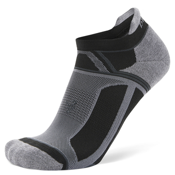 Balega Hidden Contour Recycled Running Sports Socks Medium Grey/Black