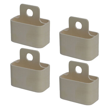 4x Boyle Craft 17.5cm Plywood Storage Caddy Organiser Small