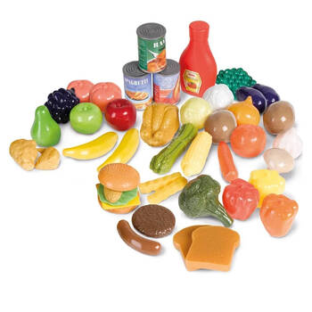 40pc Casdon Play Food Set Pretend Kitchen Toy Groceries Kids Children 3y+