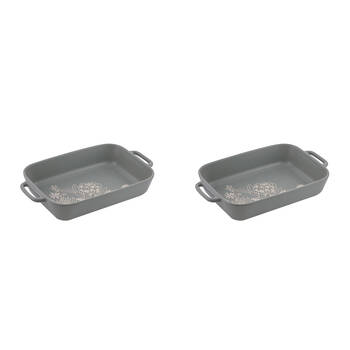 2PK Ladelle Esperance Ceramic Baking Dish/Tray Large Kitchen Bakeware Green