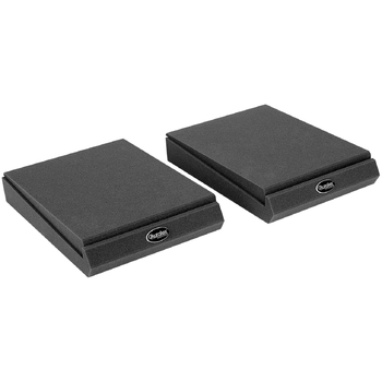 2x Auralex MoPAD XL Isolation Pads Vibration Clear Sound 30 x 22 x 5mm Charcoal for Speaker 