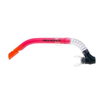Land & Sea Sports Clearwater Snorkel With Silicone Mouthpiece Pink