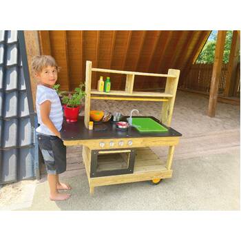 Beleduc Mobile Outdoor Kitchen Role-Play Cooking Pretend Kids/Children - 3y+