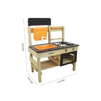 Beleduc Outdoor Play Kitchen Creative Cooking Pretend Kids/Children - 3y+