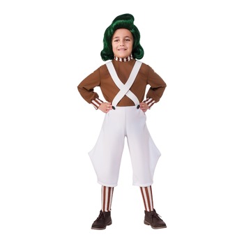 Rubies Oompa Loompa Child Boys Dress Up Costume - Size L